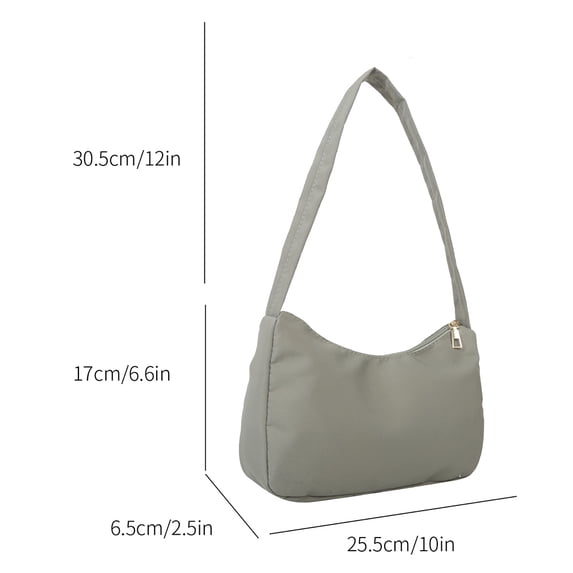 Fashion Underarm Bag Simple Felt Top-handle Bags Waterproof Portable Elegant Alligator Shoulder Bag for Weekend Vacation Green Oxford