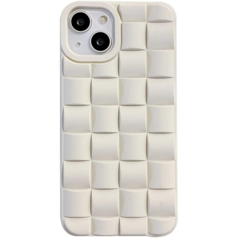 Iphone 13 Off White Xs Phone Case Fashion Unique 3D Weave Pattern