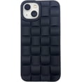 thumbnail image 1 of Fashion Unique 3D Weave Pattern TPU Phone Case for iPhone 14 13 12 11 8 7 X XS XR Plus Pro Max Mini Bumper Creative Popular Soft Dropproof Protective Cover for Men and Women(Black,12 Pro max), 1 of 8