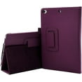thumbnail image 1 of Fashion Unique Leather Tablet Case with Foldable Holder Cover, for Samsung Galaxy S3 S4 S5e S6 Lite S7 S8 Ultra Plus FE Full Surround Soft Inner Lining Shell(Purple,S5e 2019 10.5 T720), 1 of 8