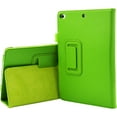 thumbnail image 1 of Fashion Unique Leather Tablet Case with Foldable Holder Cover, for iPad 2 3 4 5 6 7 8 9 10 th Gen Mini 1 2 3 4 5 6 Full Surround Soft Inner Lining Shell(Green,for iPad 10 th), 1 of 8