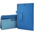 thumbnail image 1 of Fashion Unique Leather Tablet Case with Foldable Holder Cover, for iPad 2 3 4 5 6 7 8 9 10 th Gen Mini 1 2 3 4 5 6 Full Surround Soft Inner Lining Shell(Light Blue,for iPad 2/3/4 th), 1 of 8