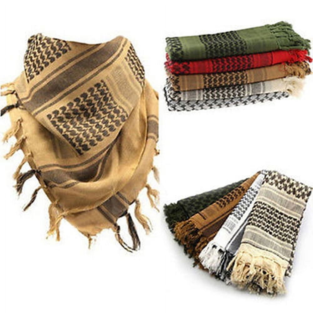 Lightweight Shemagh Arab Tactical Desert Keffiyeh Scarf - Hijab Al