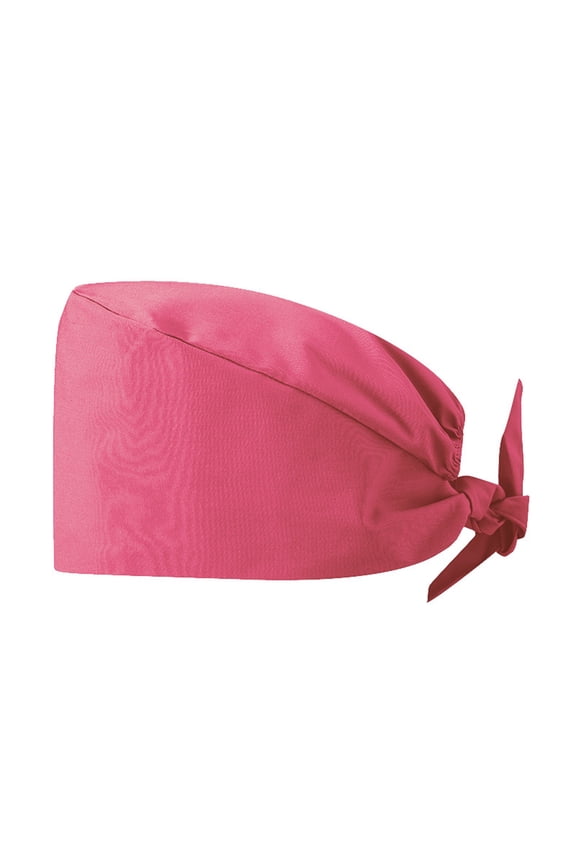 Fashion Unisex Scrub Cap Solid Working Cap Breathable Cotton, Adjustable Fit, Ideal for Surgery Comfortable and Stylish Scrub Hat Pink