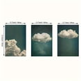 thumbnail image 1 of Fashion Vintage Clouds Canvas Painting 3 Piece Set-Frameless Bedroom, Living Room and Hallway Wall Art-High Quality Winter Decoration to Enhance Your Space Atmosphere, 1 of 7