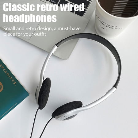 Fashion Vintage Retro Classic Headset 80s For CD MD Walkman MP3