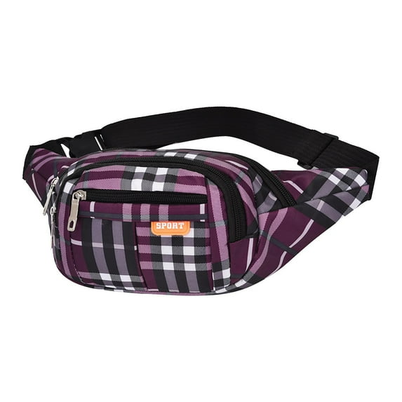 Fashion Waist Bag Men's And Women's Casual Large Capacity Messenger Bag Men's Mobile Phone Waist Bag