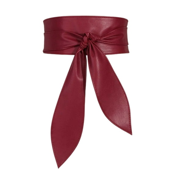 Fashion Waist Belt - Mens Leather Belt Timeless Classic Design with Polished Buckle for Daily Wear and Attire