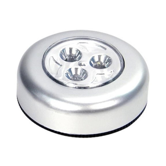 "Fashion Wall Light Kitchen Cabinet Closet Lighting Sticker Tap Touch Lamp( 3 Led ) ( Not Included Battery) "