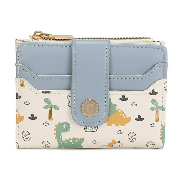 Fashion Wallet Small Compact Wallet,Women Short Wallet,Leather Bifold Wallets Credit Card Holder Simple Clutches Purse