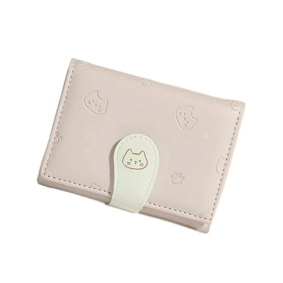 Fashion Wallet Small Compact Wallet,Women Short Wallet,PU Leather Trifold Wallets Credit Card Holder Simple Clutches Purse