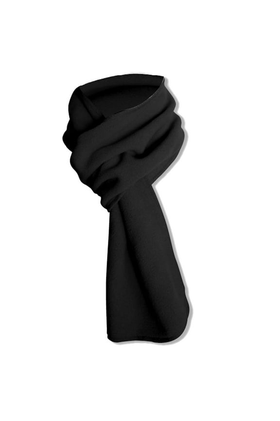 Fashion Warm Fleece Scarf Soft Lightweight Solid Color Autumn Winter Scarves Wraps Xmas Gift for Women Men Girls Boys