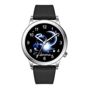 Fashion Watch Constellation dials 36mm Alloy Case Japanese PC21J Quartz Movement Synthetic Leather WatchCAPRICORNUS/BLACk