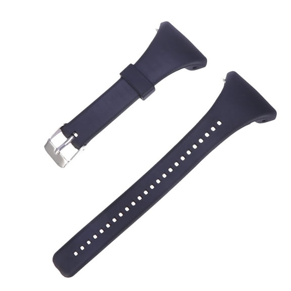 Fashion Black Watch Strap Quick Release Compatible with POLAR FT4 FT7 Stylish Plastic Bracelet 0.5