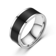 LINRONG Fashion Waterproof Multifunctional Technology Smart Intelligent NFC Finger Ring Wearable Connect BLACK 9