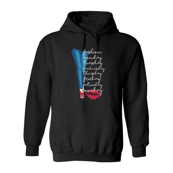 Fashion Week Hoodie Women -SPIdeals Designs, Female Large