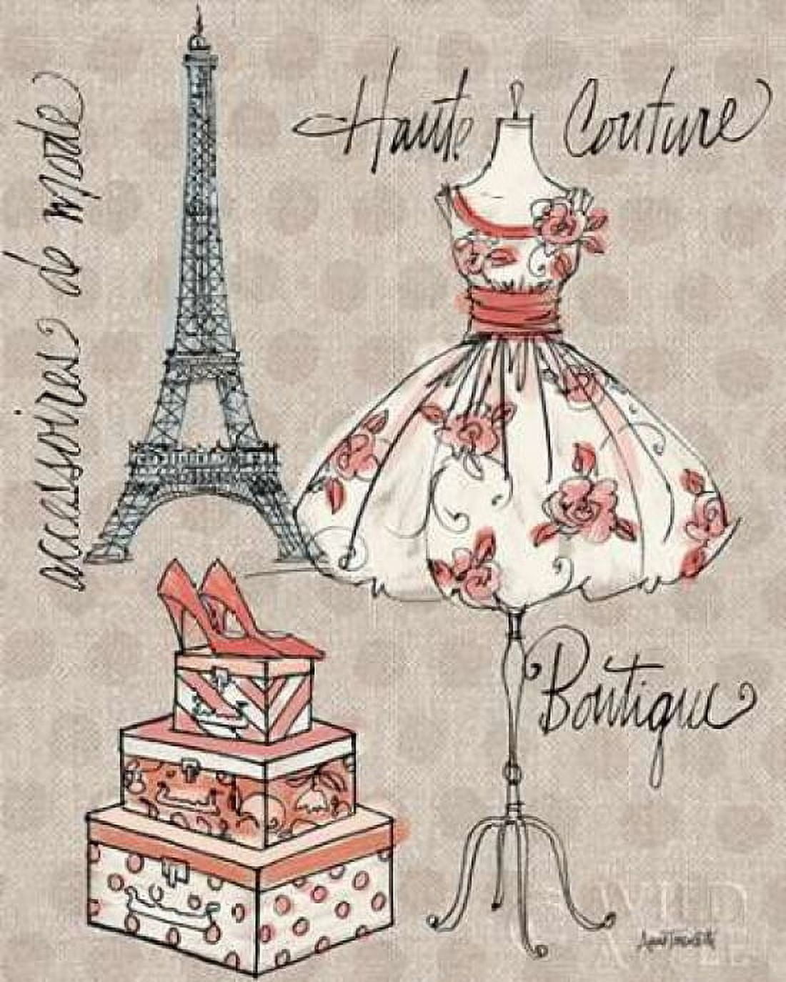 Fashion Week II Canvas Art - Anne Tavoletti (24 x 30)