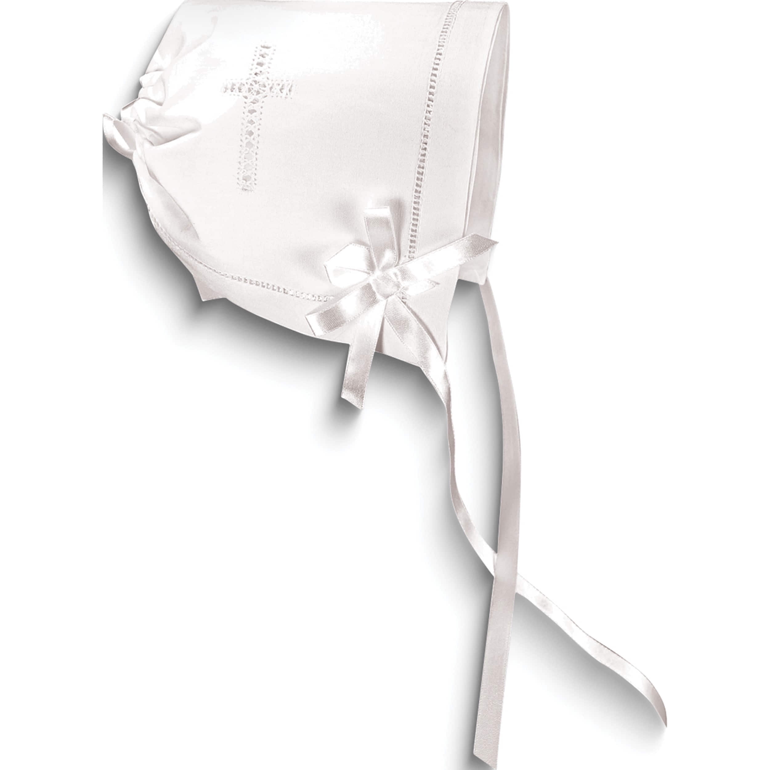 Fashion White Cross Bonnet (8 X 9) Made In China gm2682