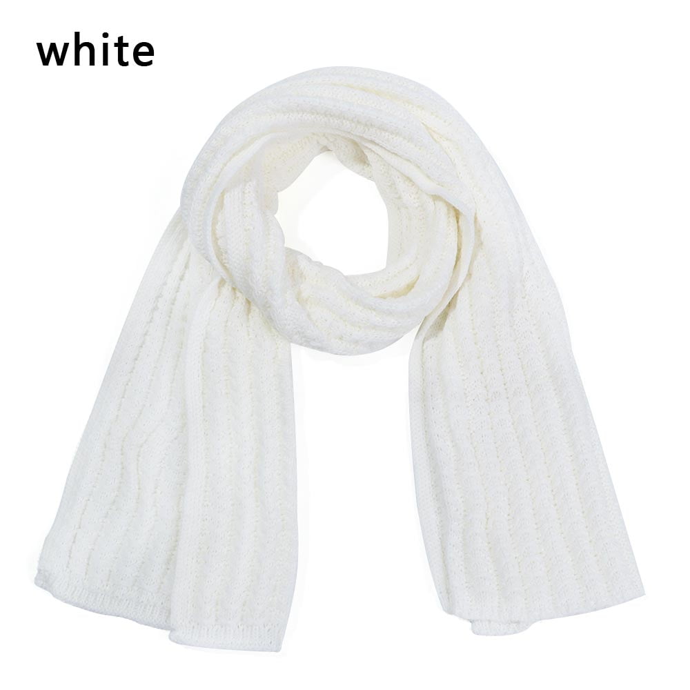 Fashion Winter Warm Outdoor Female Long Scarves Knitted