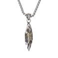 thumbnail image 1 of Wishing Stone Pendant Necklace Vintage Sweater Chain Simple Collar Necklace Adjustable Neck Chain Jewelry for Women Men, 1 of 3