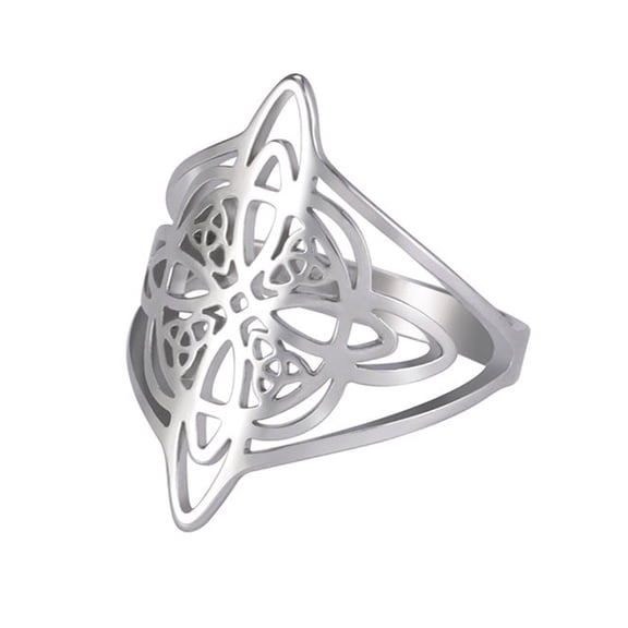 Fashion Witches Knot Vintage Amulets Rings Wide Statement Fashion ​Finger Geometric Jewelry