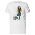thumbnail image 1 of Fashion Wolf On The Wall T-Shirt Men -Image by Shutterstock, Male Small, 1 of 2