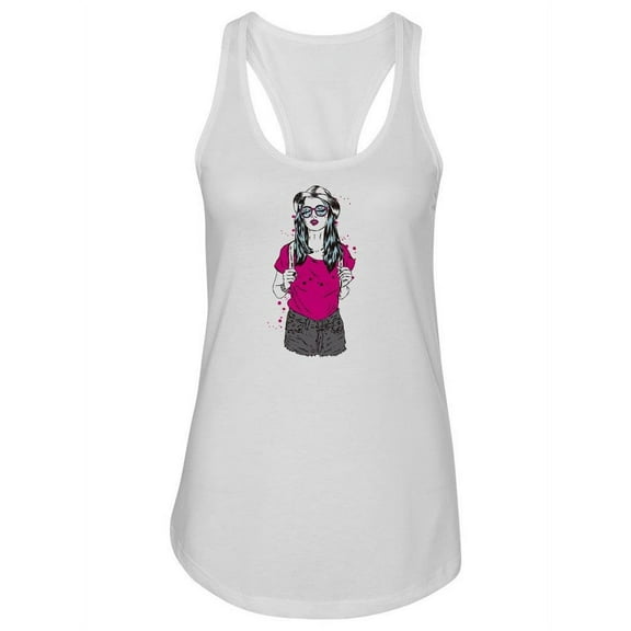 Fashion Woman Portrait Tank Women -Image by Shutterstock, Female XX-Large