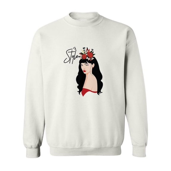 Fashion Woman Style Sweatshirt Women -SPIdeals Designs, Female 5X-Large