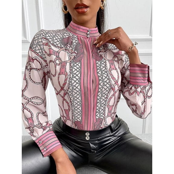 Fashion Woman TOP 2022 Y2k Clothes Floral Print Colorblock Buttoned Shirt My orders Casual Ropa Mujer T Shirt Femme
