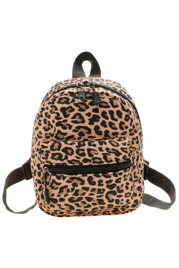 Fashion Women Animal Pattern Printing Backpack Casual Knapsack Handbags