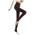 thumbnail image 1 of Fashion Women Brushed Stretch Lined Thick Tights Warm Winter Pants Warm Leggings Step Pants, 1 of 7