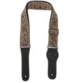 thumbnail image 1 of PAMINGONO 1Set Cool Brown Leather Guitar Strap for Acoustic and Electric Instruments, 1 of 8