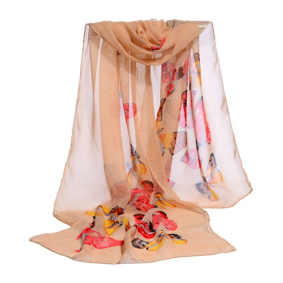 Fashion Women Chiffon Soft Wrap Scarf Ladies Shawl Scarf Scarves Girls Scarfs Plaid Blanket Scarfs for Women Lavender Head Wrap Girls Shawl Advent Scarves Silk Headscarf Dressy Scarf Silk Womens