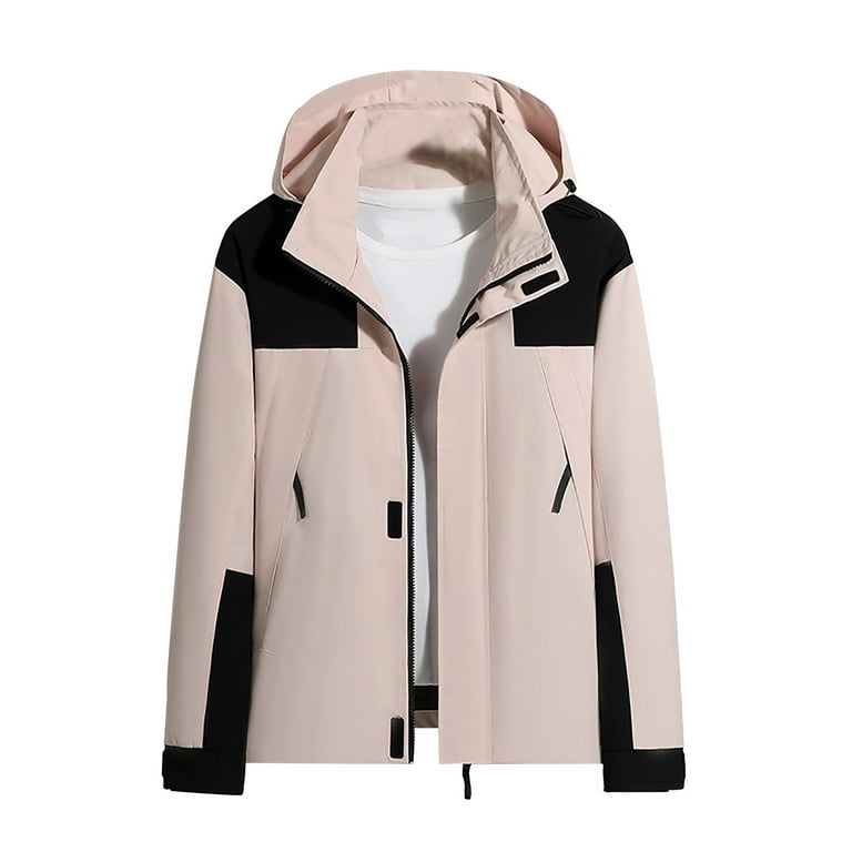 Color block coat womens best sale