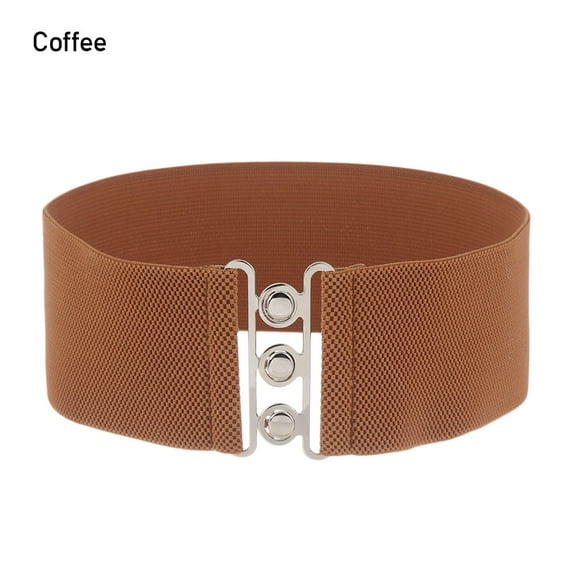 Fashion Women Exquisite Stretch Waistband Bowknot Waistband Elastic Wide Hook Belt Dress Coat Clothing Decoration Belt All-match