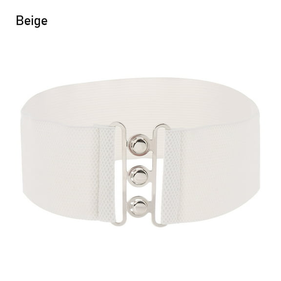 Fashion Women Exquisite Stretch Waistband Bowknot Waistband Elastic Wide Hook Belt Dress Coat Clothing Decoration Belt All-match