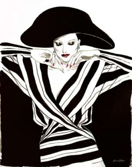 Fashion Women III Canvas Art - Linda Baliko (22 x 28)