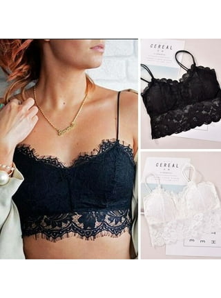 Sexy Women Ladies Floral Sheer Lace Triangle Bralette Unpadded