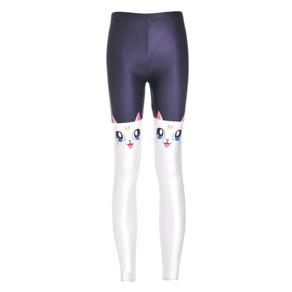 Fashion Women Legging White Cat Printing Fitness 1773656645304919