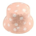 thumbnail image 1 of Fashion Women Marguerite Embroidery Anti-UV Foldable Fisherman Hat Bucket Cap, 1 of 8