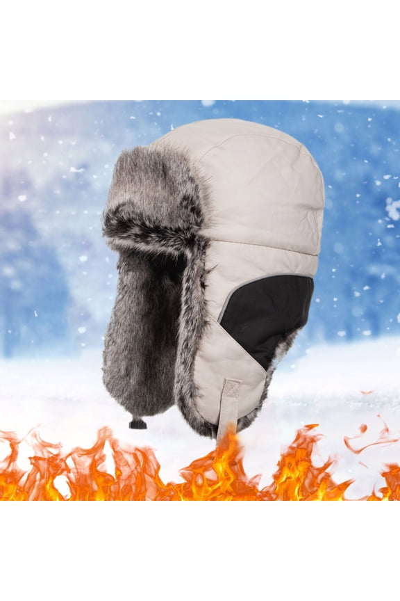 Fashion Women Men Sport Style Solid Keep Warm Winter Outdoor Cycling Windproof Ear Hats Comrade Hat Ear Caps Winter Men Ski Hats Eggplant Hat Hat with Ears for Women Mountaineering Hat over Ear Winter