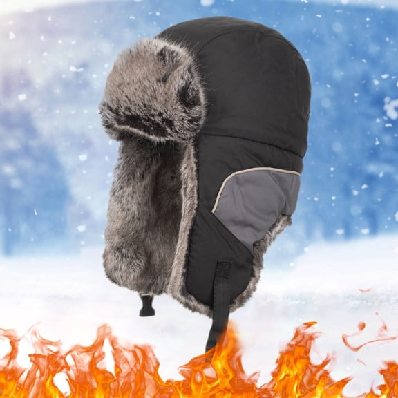 Fashion Women Men Sport Style Solid Keep Warm Winter Outdoor Cycling Windproof Ear Hats Comrade Hat Ear Caps Winter Men Ski Hats Eggplant Hat Hat with Ears for Women Mountaineering Hat over Ear Winter