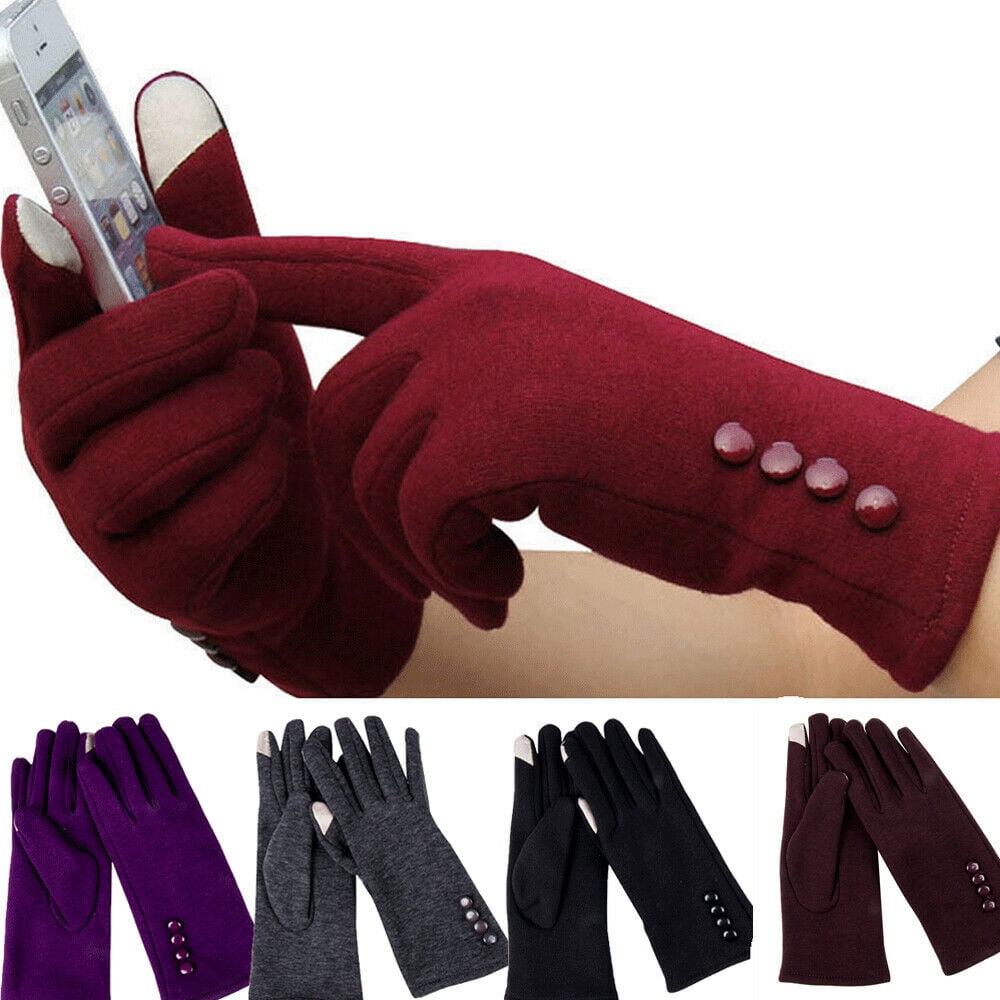 Fashion Women Outdoor Winter Warm Gloves Touch Screen Sport Ski Gloves