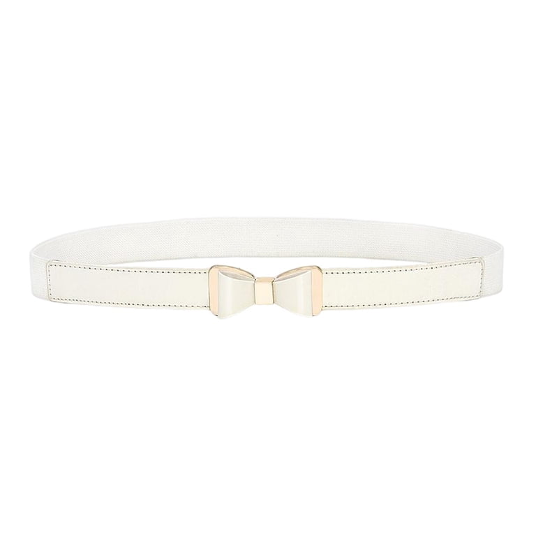 7127 Womens Slim Belt Bowknot Waistband For Ladies Dress BCDlily Women Skinny Dress Cinch Belt Bow Leather Waistband  main image 4