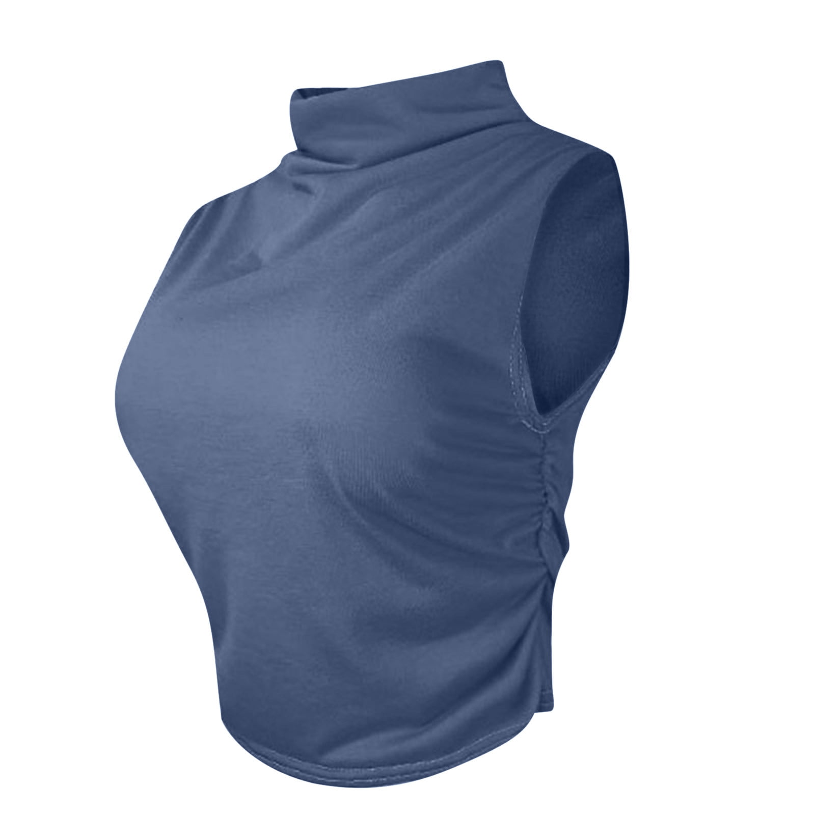 Sleeveless Fitted Top-Slim Fit Blouse