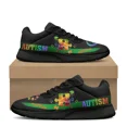 thumbnail image 1 of Fashion Women Sneakers Flats Drop Shipping Autism Awareness Pattern Brand Designer Unisex Running Shoes Autumn Comfort Sports, 1 of 1