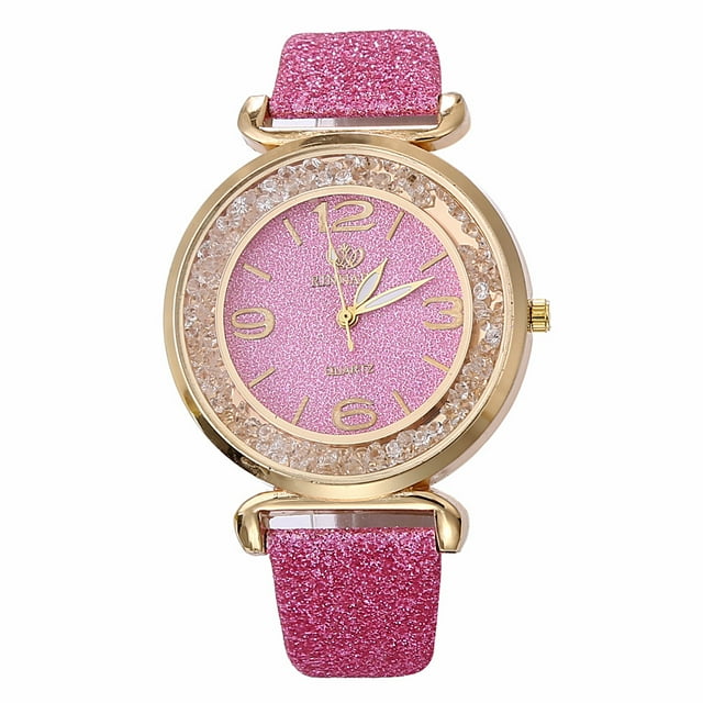 Fashion Women Stainless Steel Analog Quartz Wrist Watch Light up for