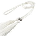 thumbnail image 1 of Fashion Women Thin Skinny Waistband Weave Braided Tassel Belt Dress Accessory, 1 of 8