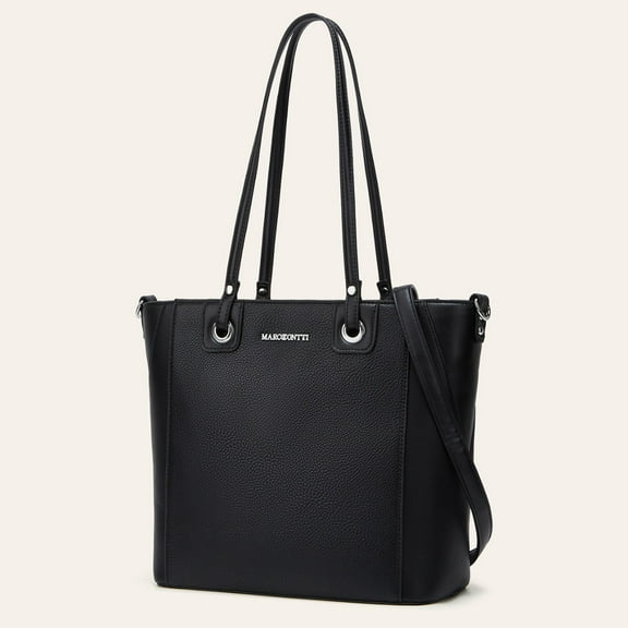 Fashion Women Tote Bag With Long Shoulder Strap Veganic Leather Material Office Lady Commuter Handbag High Capacity Fits Up to Laptop 12"