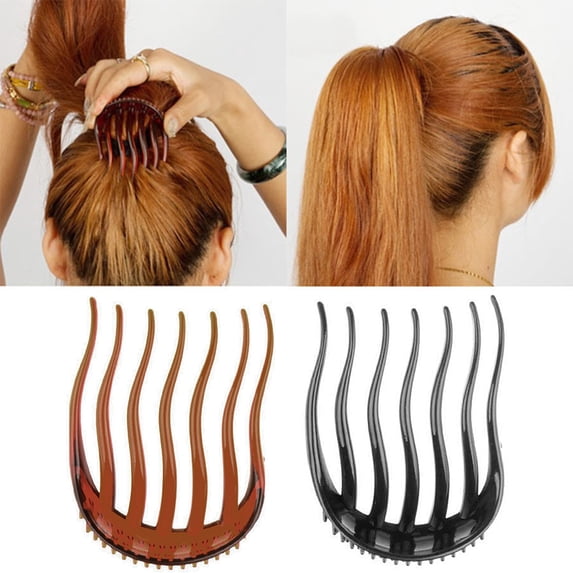Fashion Women Volume Inserts Hair Clip Hairpin Bumpits Bouffant Ponytail Comb